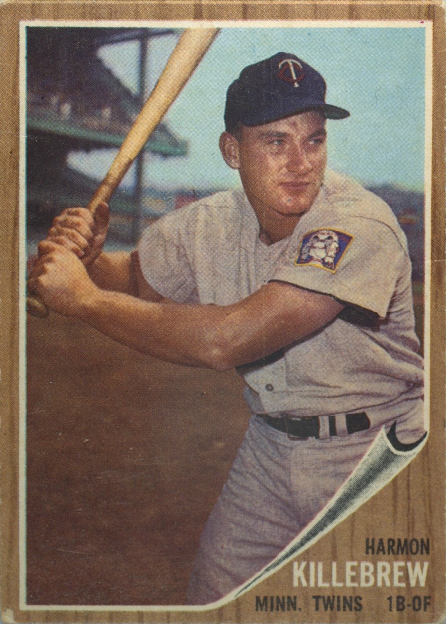 1962 Topps #70 Harmon Killebrew, Minnesota Twins