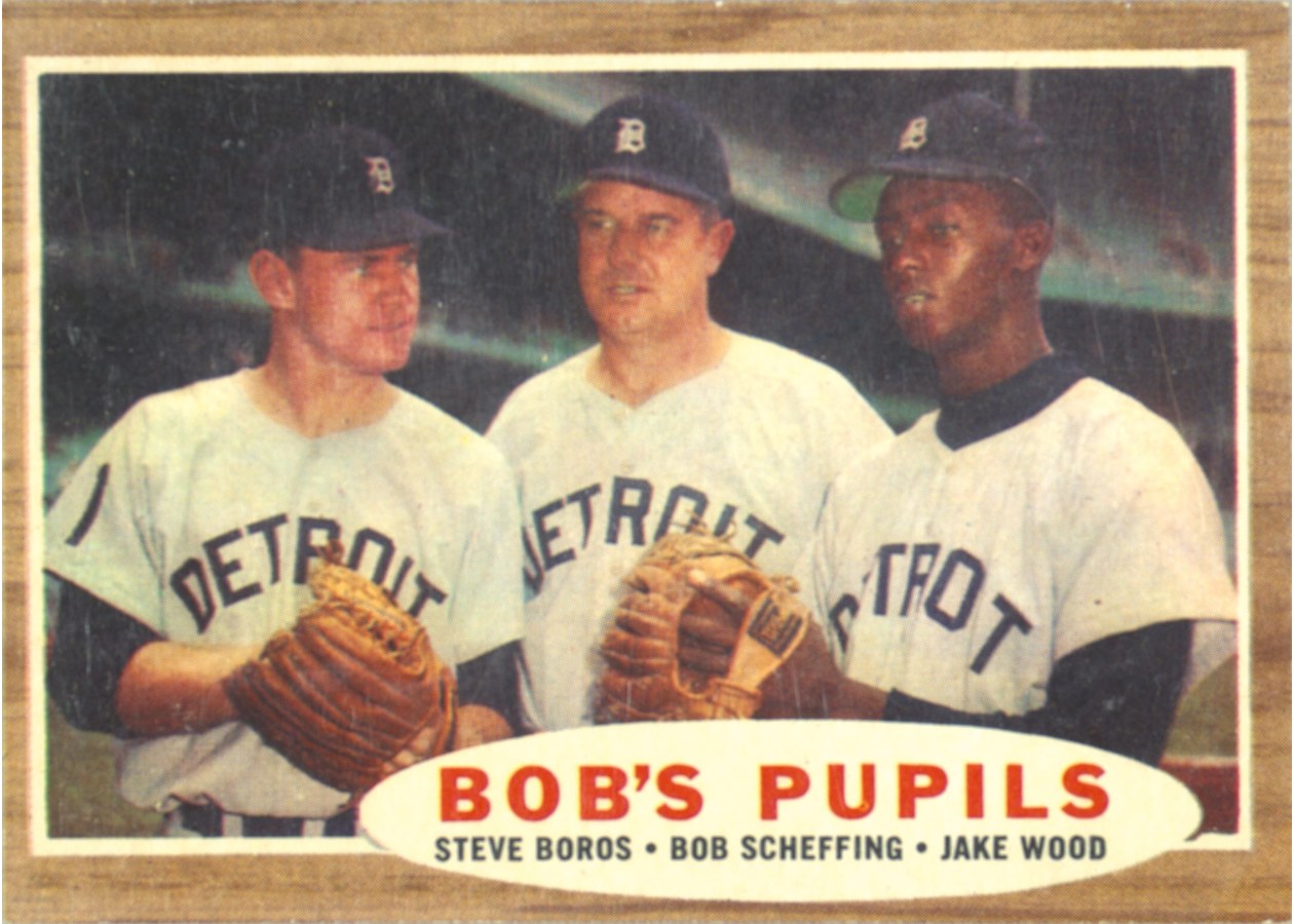 1962 Topps #72 Bob's Pupils, Detroit Tigers