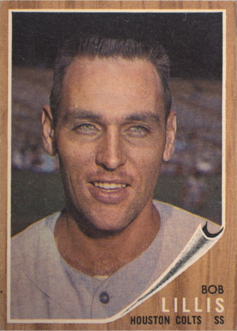 1962 Topps #74 Bob Lillis, Houston Colt .45's