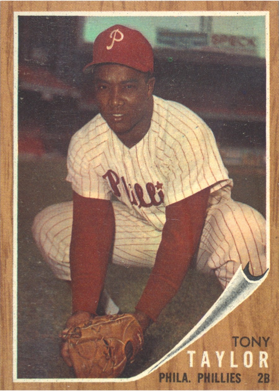 1962 Topps #77 Tony Taylor, Philadelphia Phillies