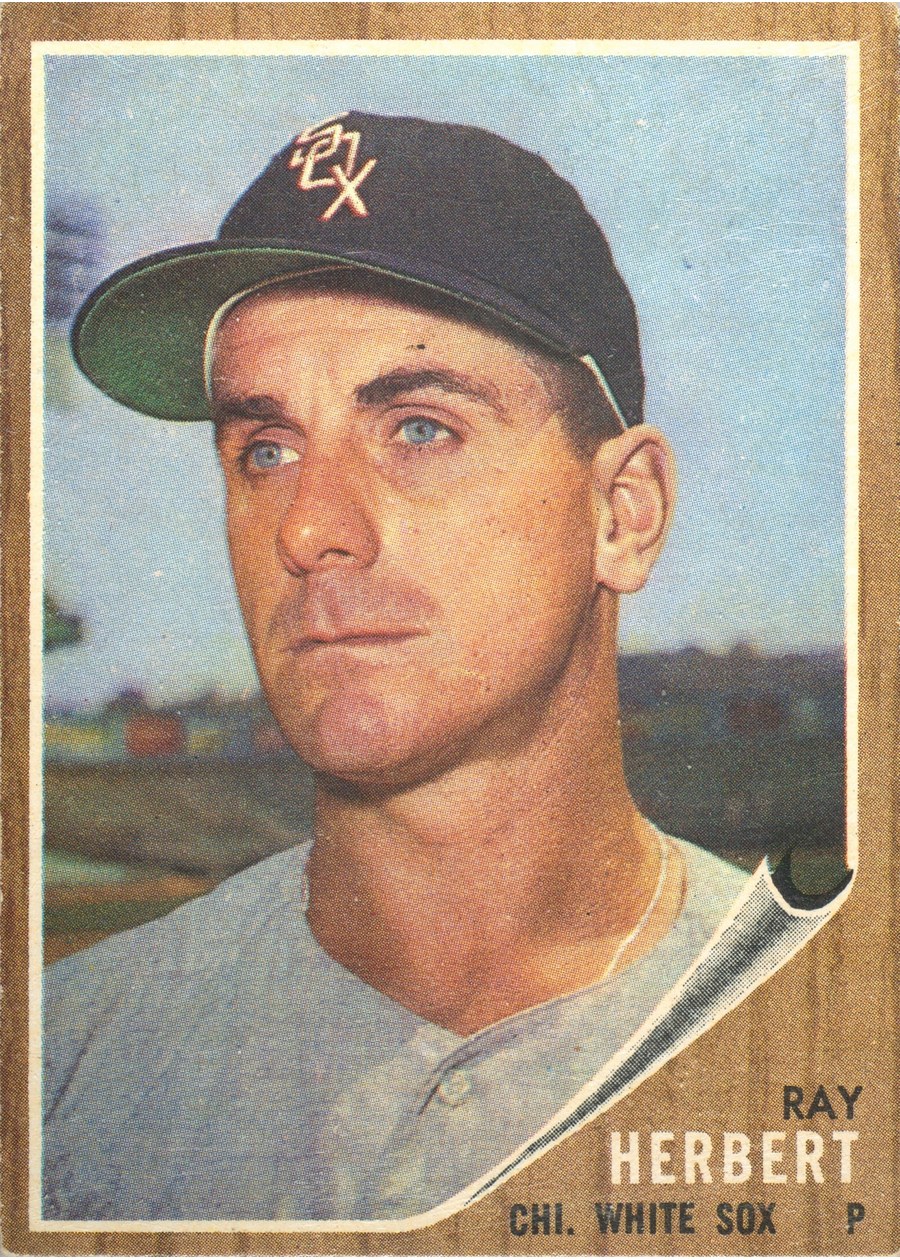 1962 Topps #8 Ray Herbert, Chicago White Sox
