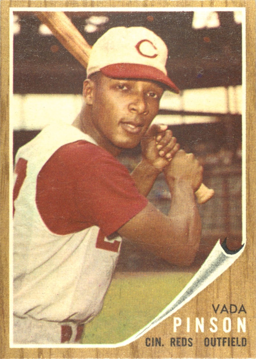 1962 Topps #80 Vada Pinson, Cincinnati Reds