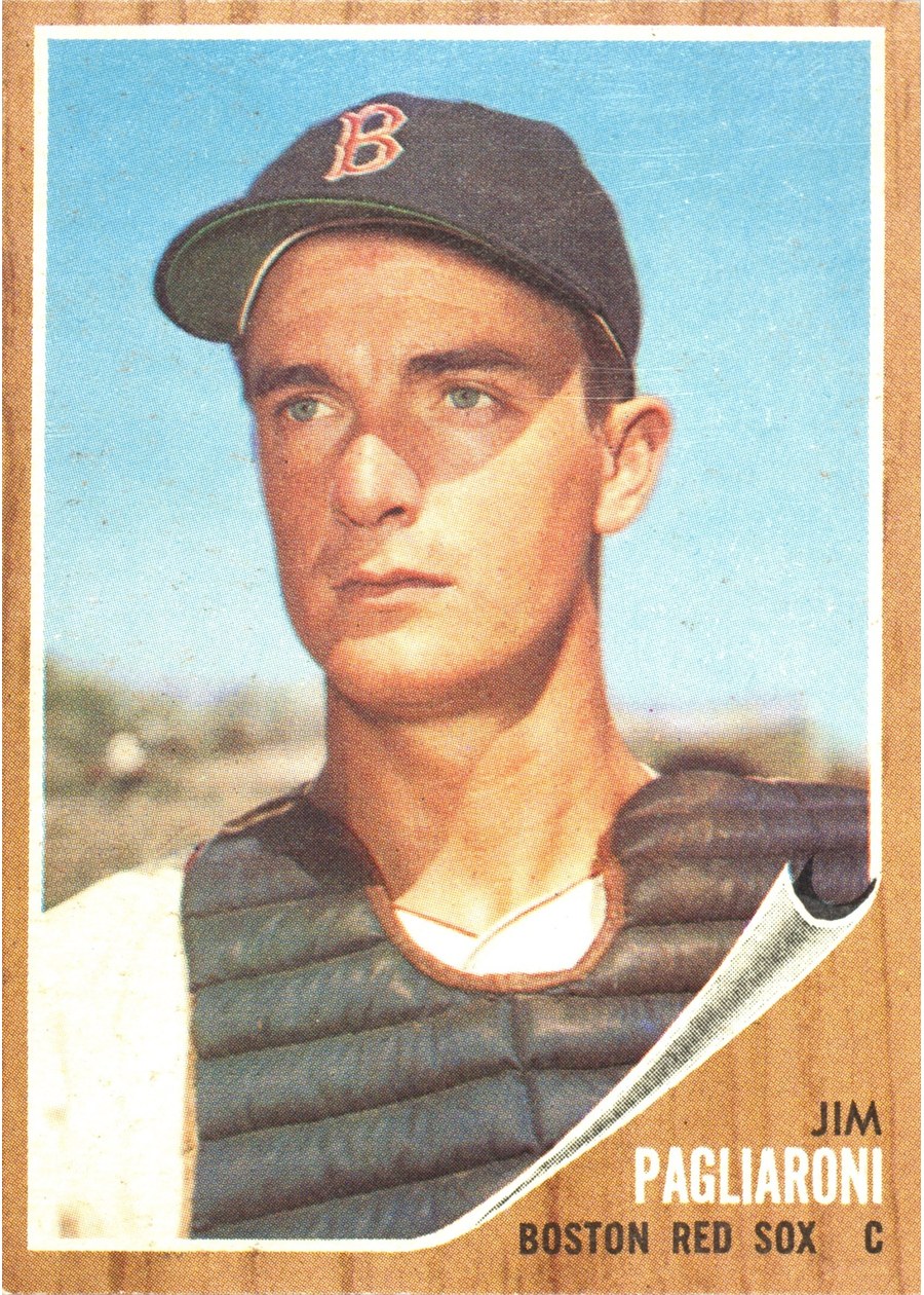 1962 Topps #81 Jim Pagliaroni, Boston Red Sox