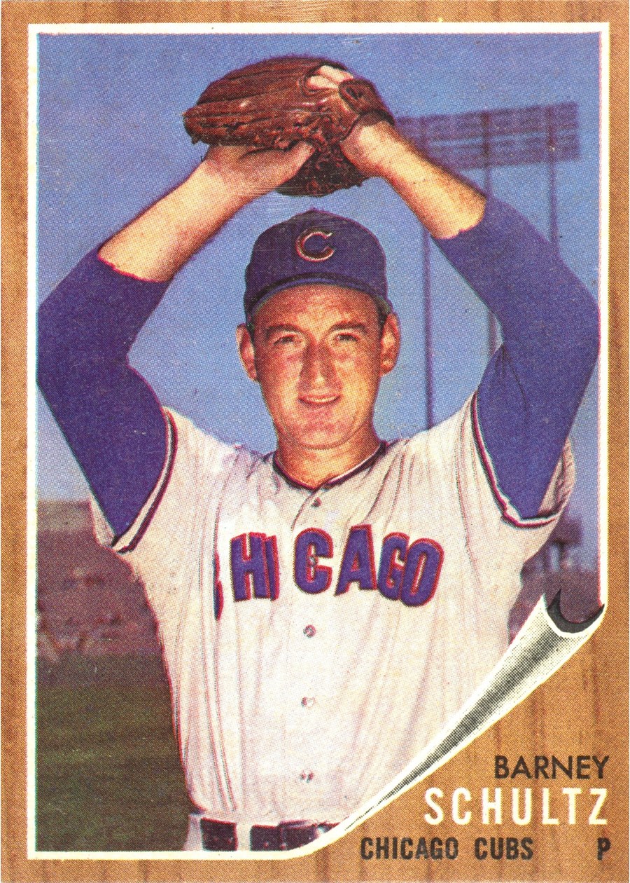 1962 Topps #89 Barney Schultz, Chicago Cubs