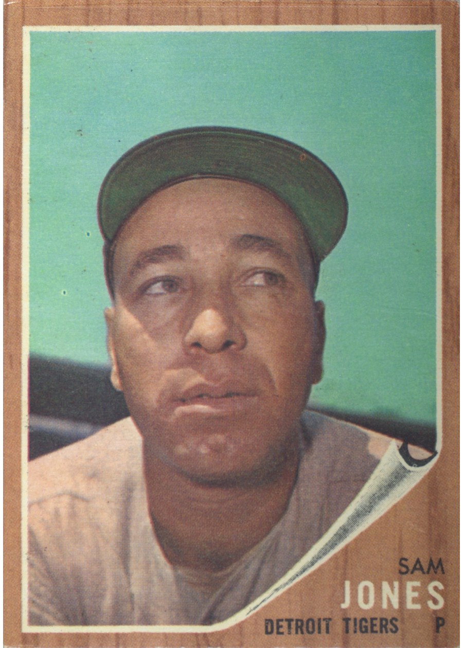 1962 Topps #92 Sam Jones, Detroit Tigers