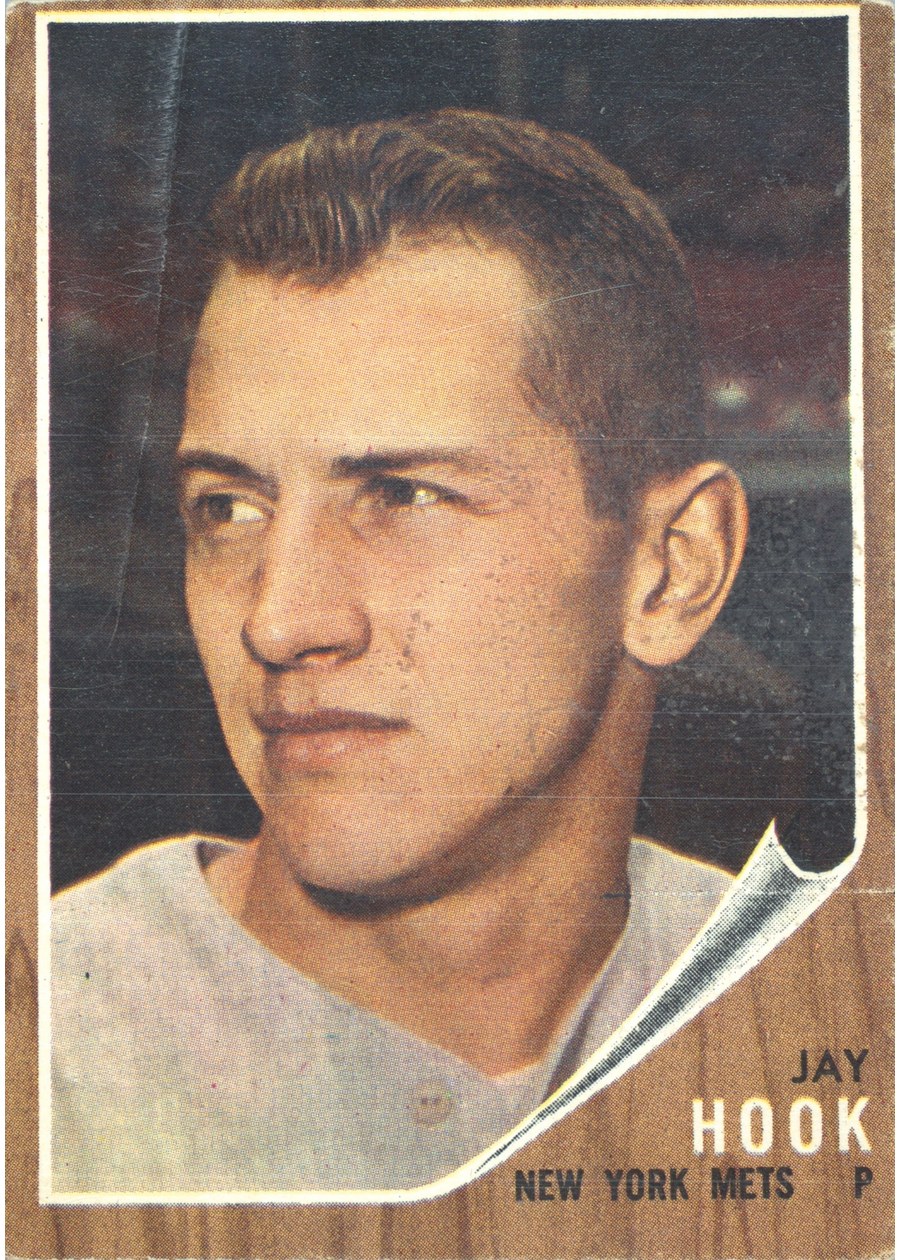 1962 Topps #94 Jay Hook, New York Mets