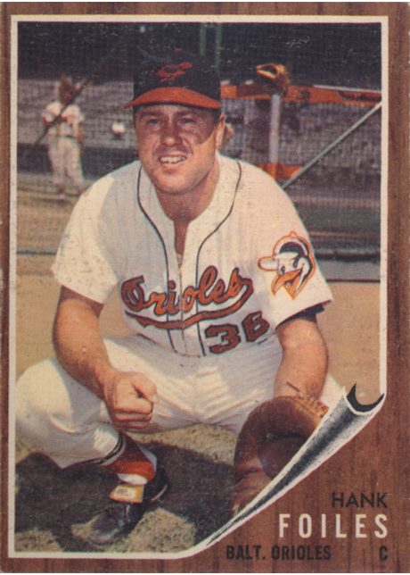 1962 Topps #112 Hank Foiles - 112a - No Green Tint