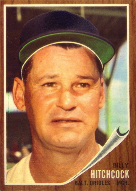 1962 Topps #121 Billy Hitchcock - 121a - No Green Tint