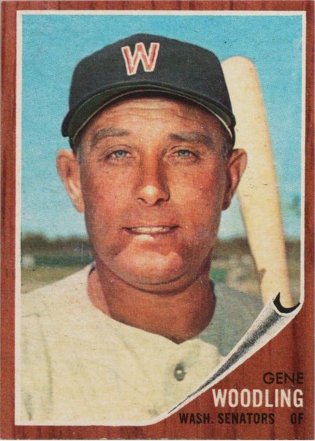 1962 Topps #125 Gene Woodling - 125a - No Green Tint