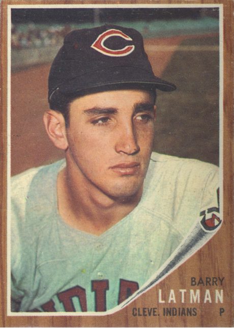 1962 Topps #145 Barry Latman - 145a - No Green Tint