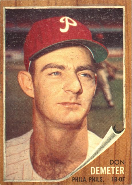 1962 Topps #146 Don Demeter - 146a - No Green Tint