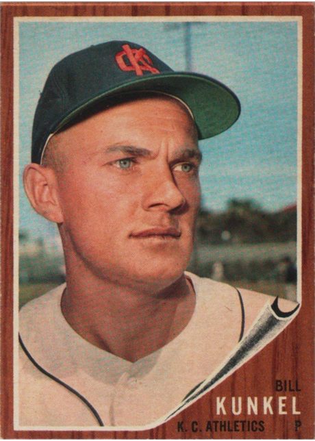 1962 Topps #147 Bill Kunkel - 147a - Portrait