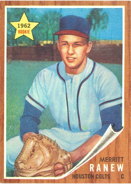 1962 Topps #156 Merritt Ranew - 156a - No Green Tint