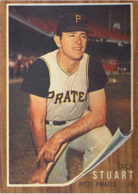 1962 Topps #160 Dick Stuart - 160a - No Green Tint