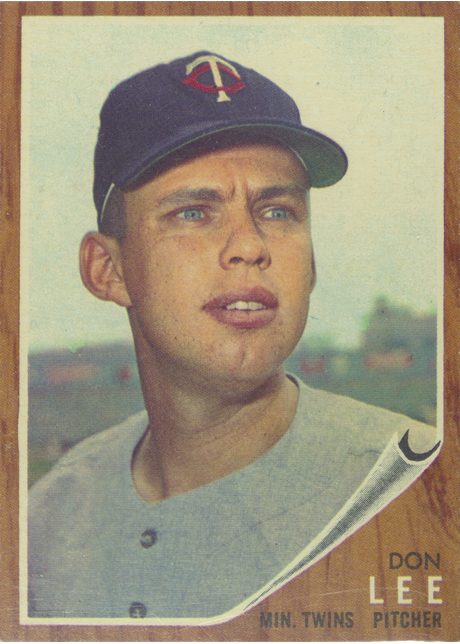 1962 Topps #166 Don Lee - 166a - No Green Tint