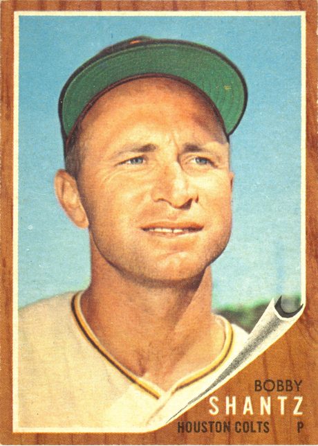 1962 Topps #177 Bobby Shantz - 177a - No Green Tint