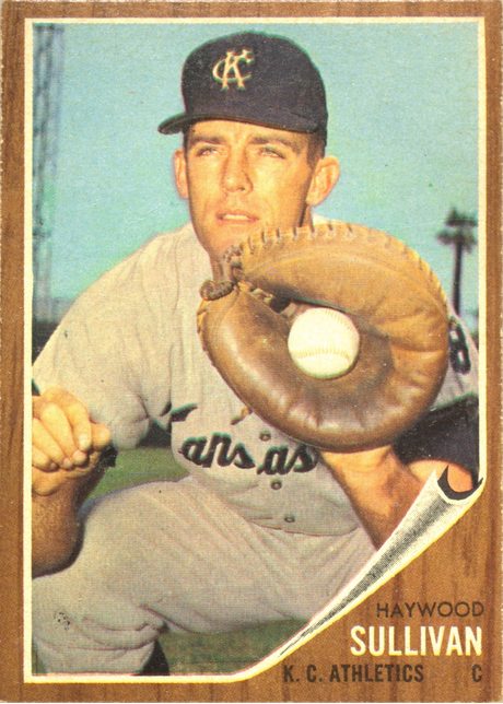 1962 Topps #184 Haywood Sullivan - 184a - No Green Tint