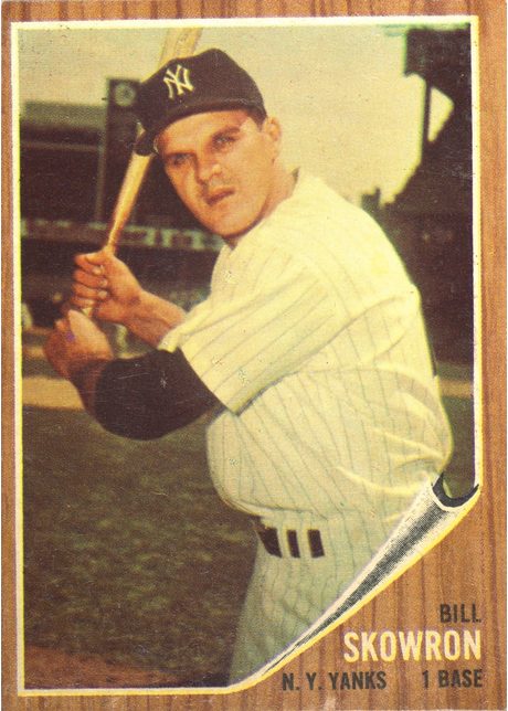 1962 Topps #110 Bill Skowron - 110b - Green Tint
