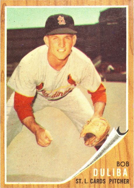 1962 Topps #149 Bob Duliba - 149b - Green Tint