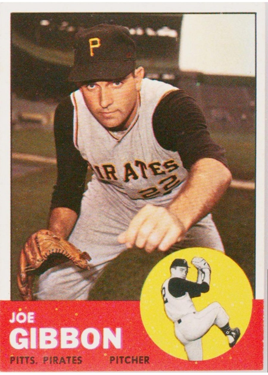 1963 Topps #101 Joe Gibbon, Pittsburgh Pirates