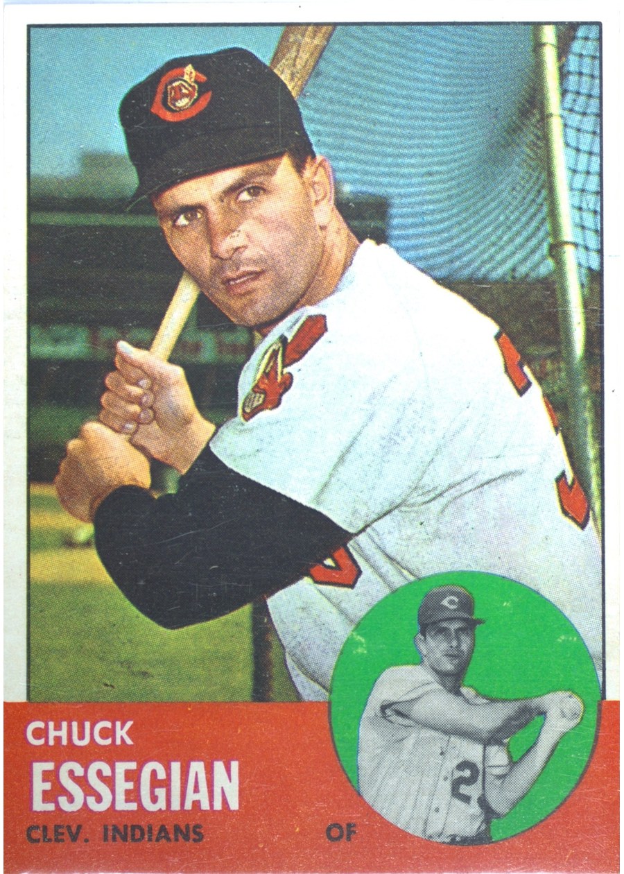 1963 Topps #103 Chuck Essegian, Cleveland Indians