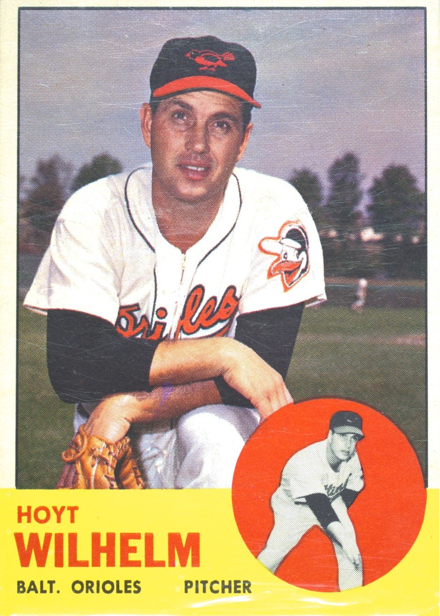 1963 Topps #108 Hoyt Wilhelm, Baltimore Orioles
