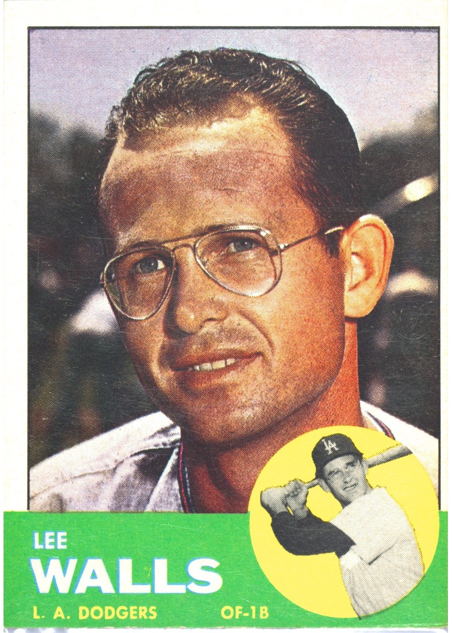1963 Topps #11 Lee Walls, Los Angeles Dodgers