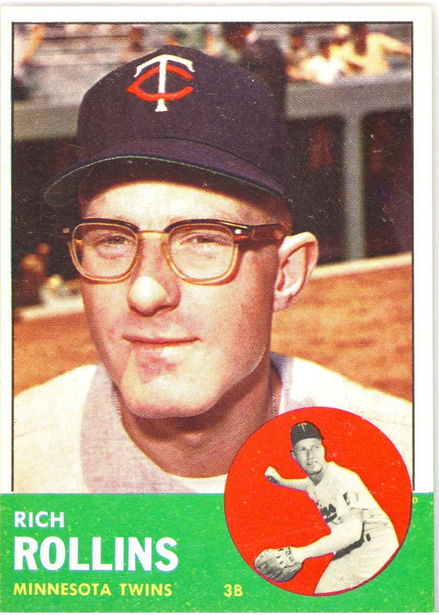 1963 Topps #110 Rich Rollins, Minnesota Twins