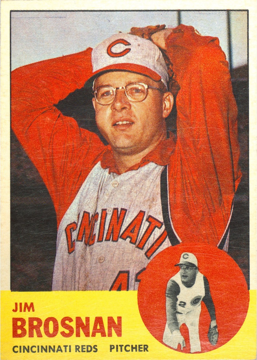 1963 Topps #116 Jim Brosnan, Cincinnati Reds