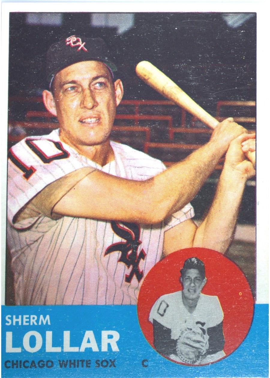 1963 Topps #118 Sherm Lollar, Chicago White Sox