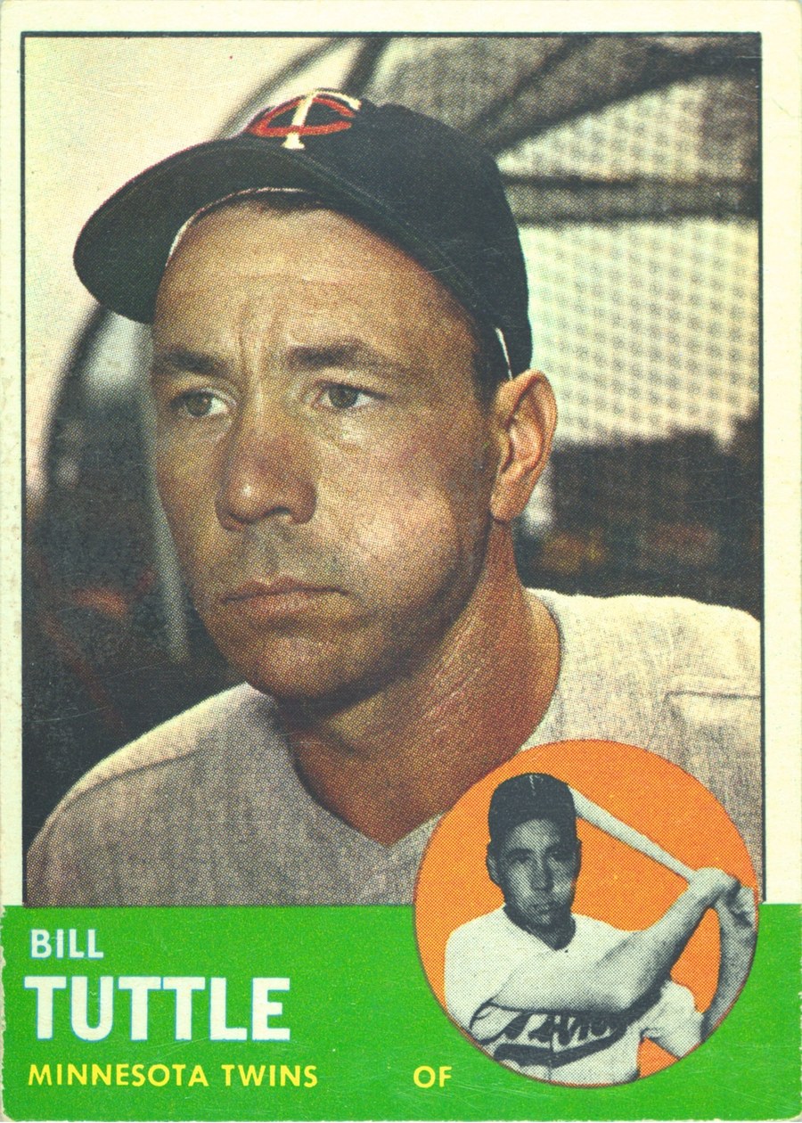 1963 Topps #127 Bill Tuttle, Minnesota Twins