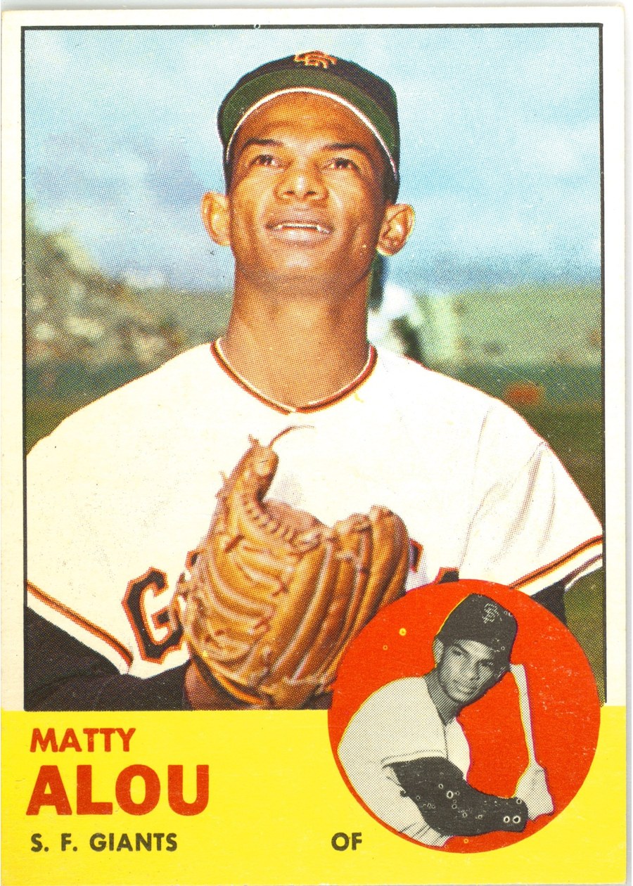 1963 Topps #128 Matty Alou, San Francisco Giants