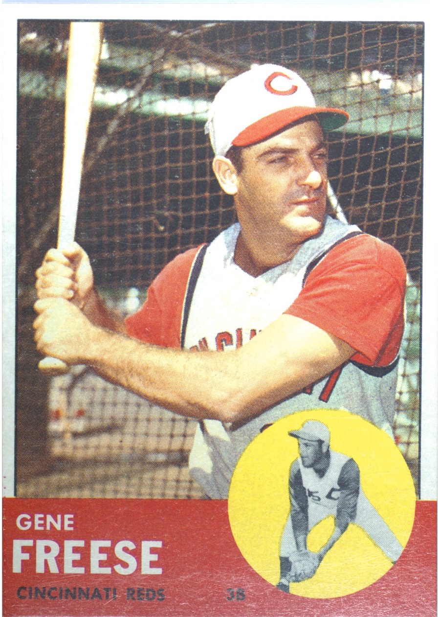 1963 Topps #133 Gene Freese, Cincinnati Reds