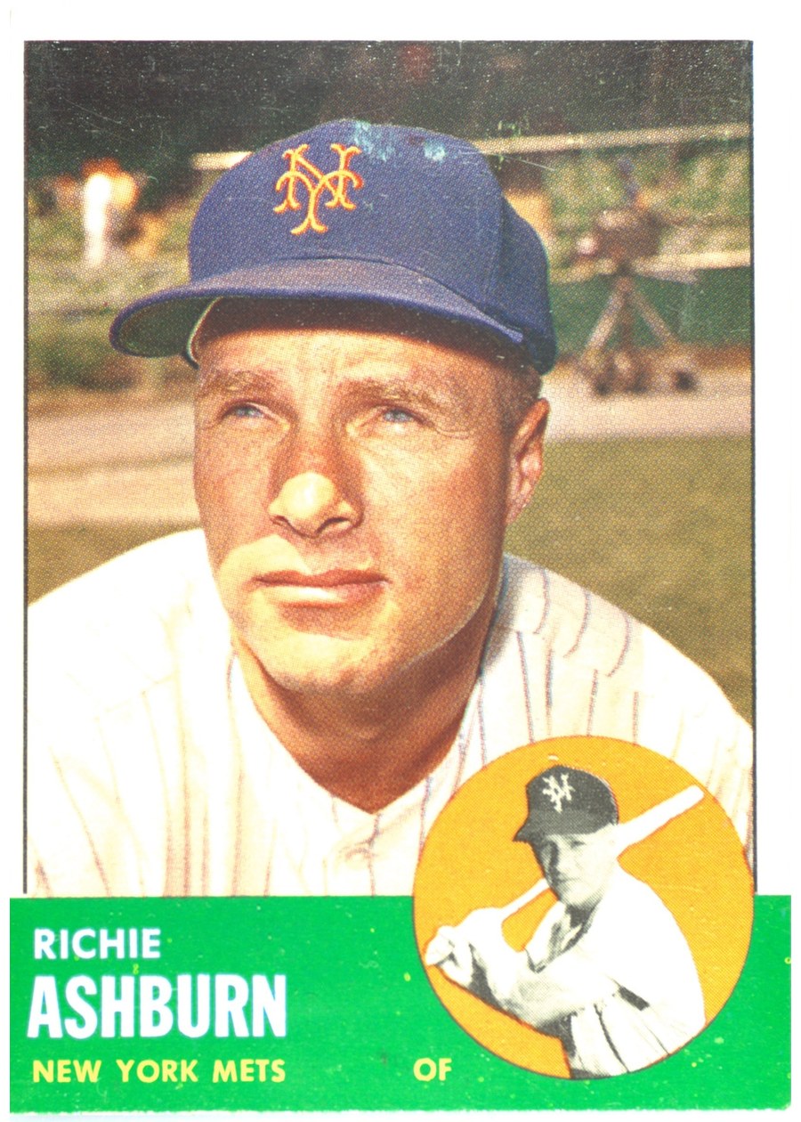 1963 Topps #135 Richie Ashburn, New York Mets