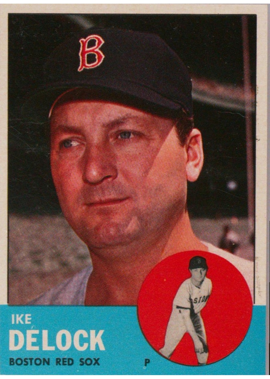 1963 Topps #136 Ike Delock, Boston Red Sox