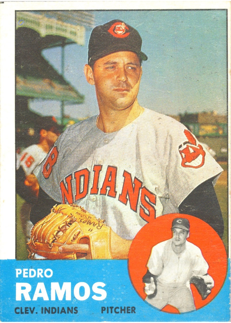 1963 Topps #14 Pedro Ramos, Cleveland Indians