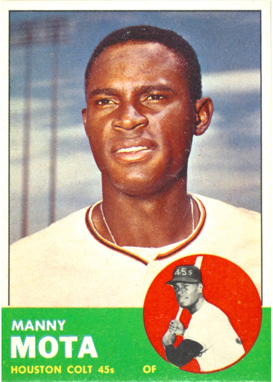 1963 Topps #141 Manny Mota, Houston Colt .45's