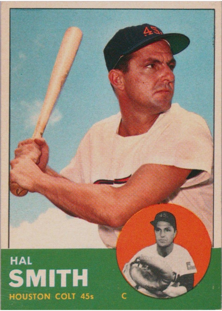 1963 Topps #153 Hal Smith, Houston Colt .45's