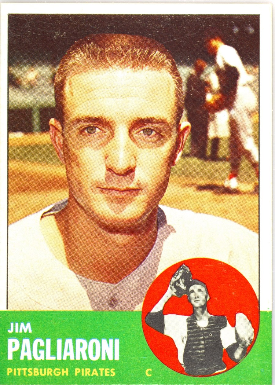 1963 Topps #159 Jim Pagliaroni, Pittsburgh Pirates