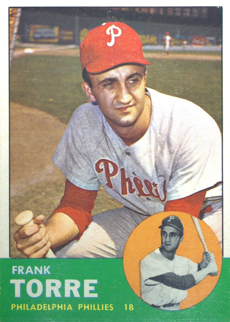 1963 Topps #161 Frank Torre, Philadelphia Phillies