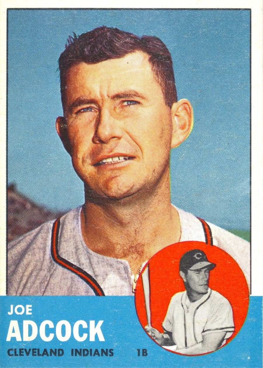 1963 Topps #170 Joe Adcock, Cleveland Indians