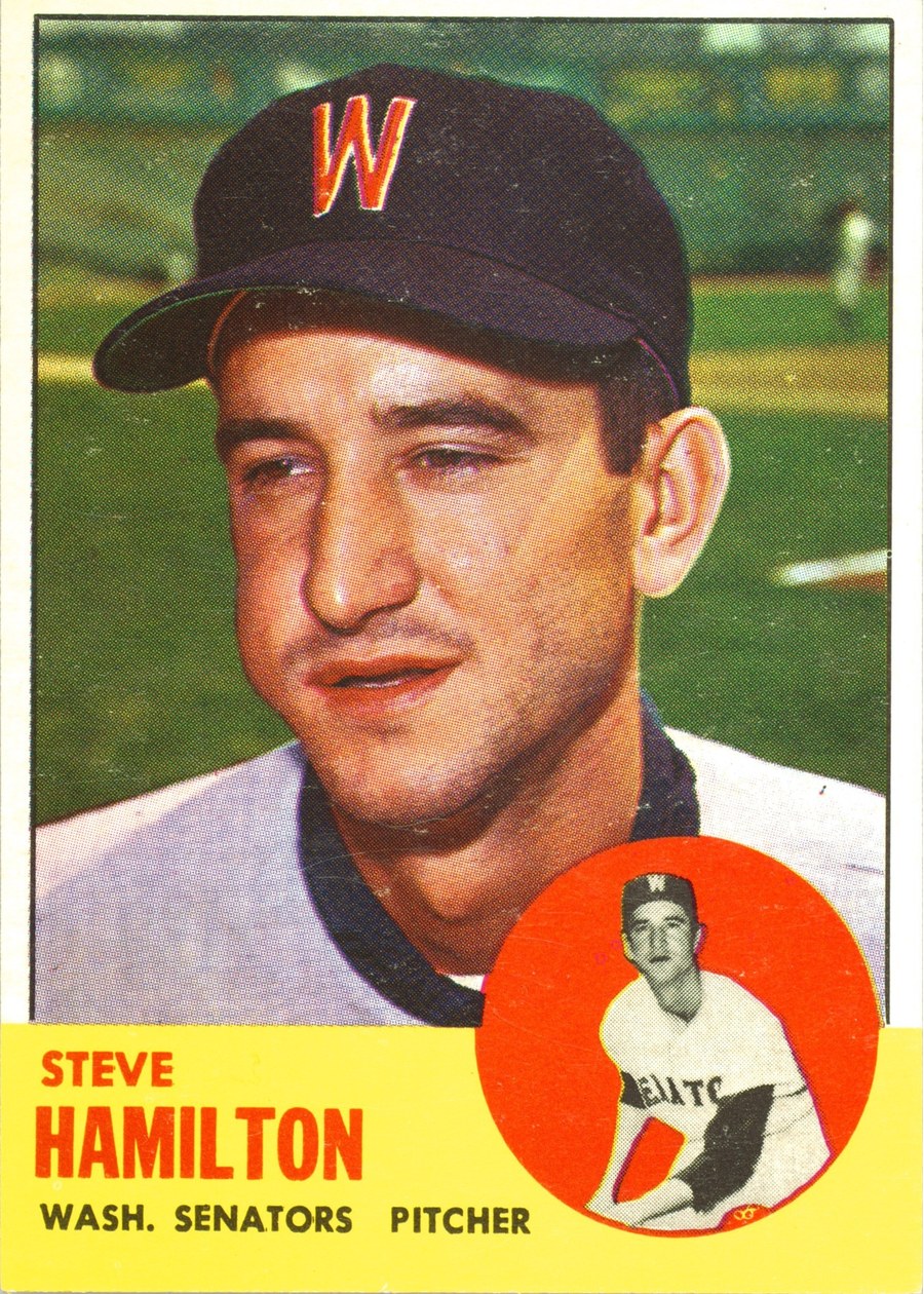 1963 Topps #171 Steve Hamilton, Washington Senators