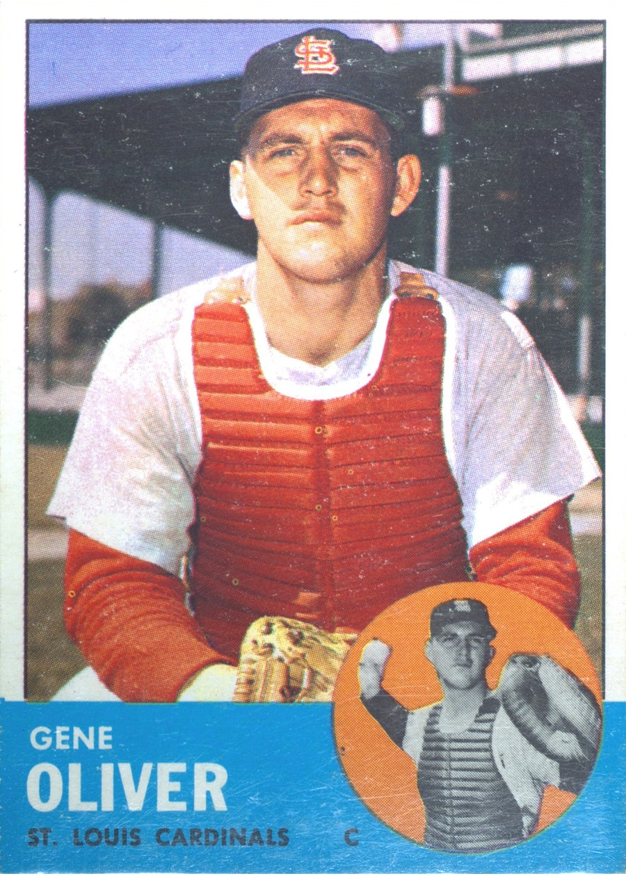 1963 Topps #172 Gene Oliver, St. Louis Cardinals