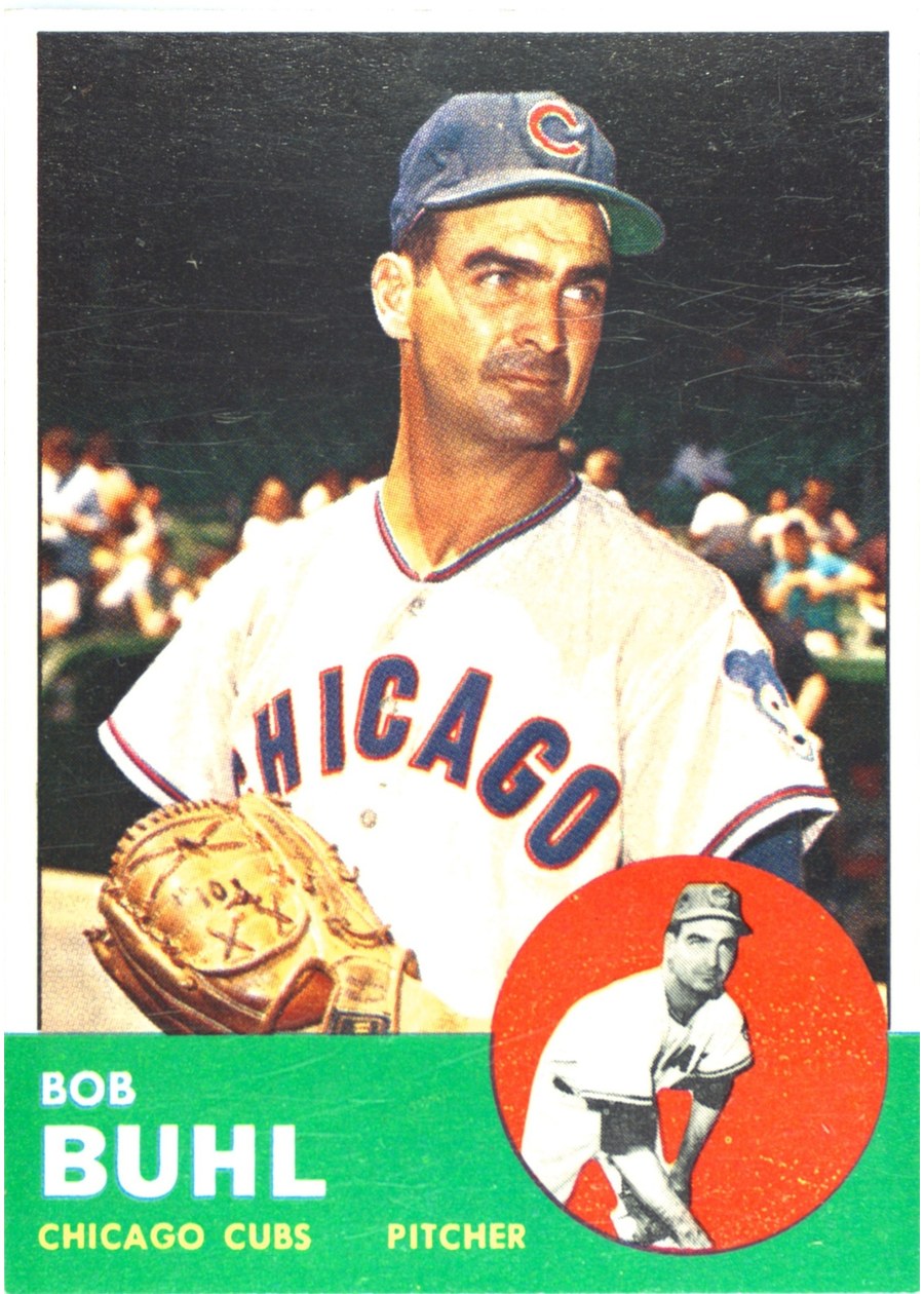 1963 Topps #175 Bob Buhl, Chicago Cubs