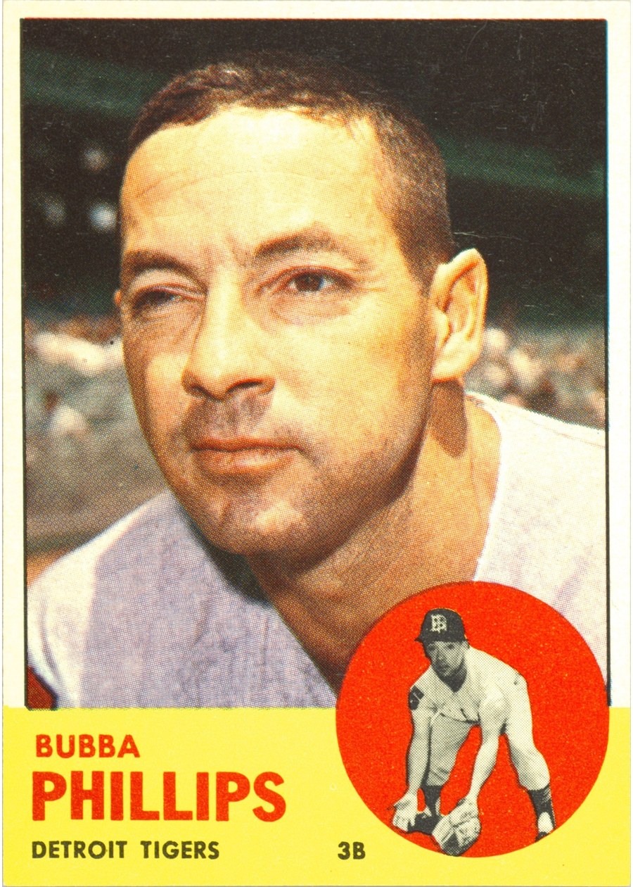 1963 Topps #177 Bubba Phillips, Detroit Tigers