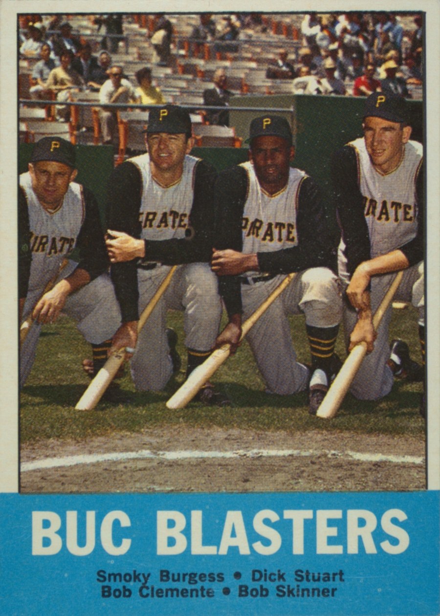 1963 Topps #18 Buc Blasters, Pittsburgh Pirates