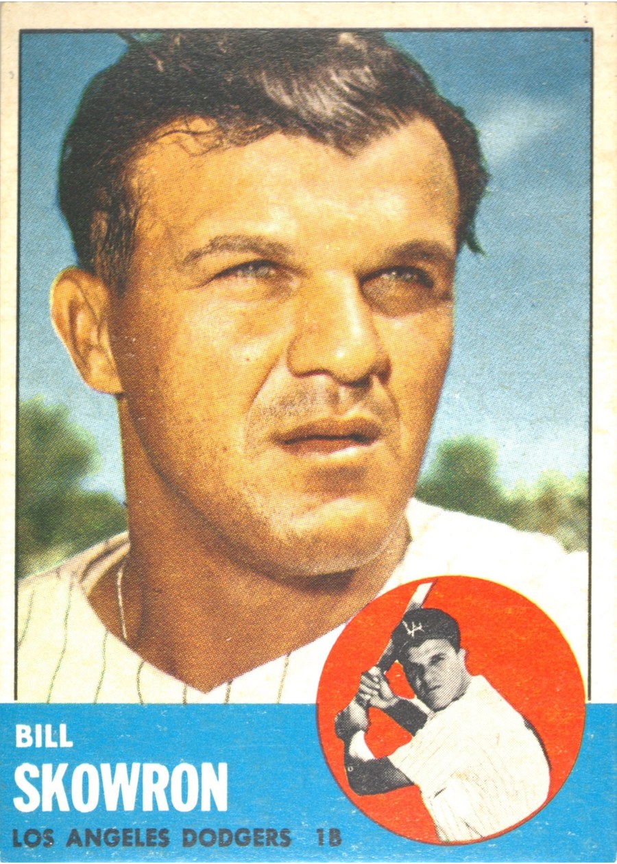 1963 Topps #180 Bill Skowron, Los Angeles Dodgers