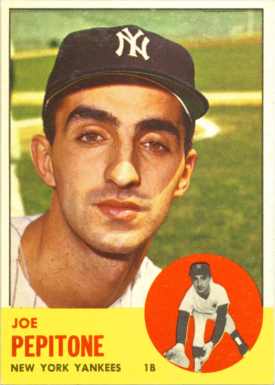 1963 Topps #183 Joe Pepitone, New York Yankees