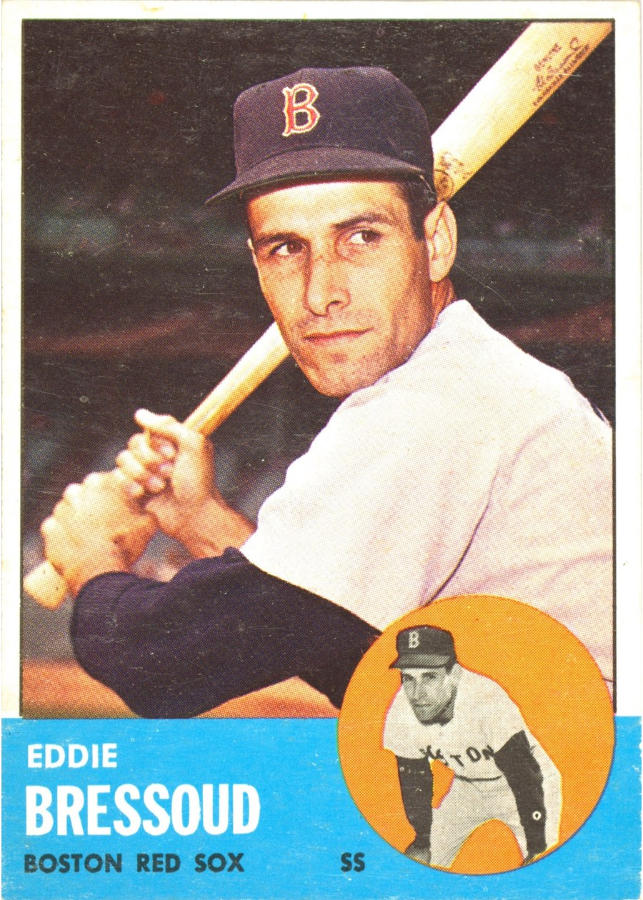 1963 Topps #188 Eddie Bressoud, Boston Red Sox