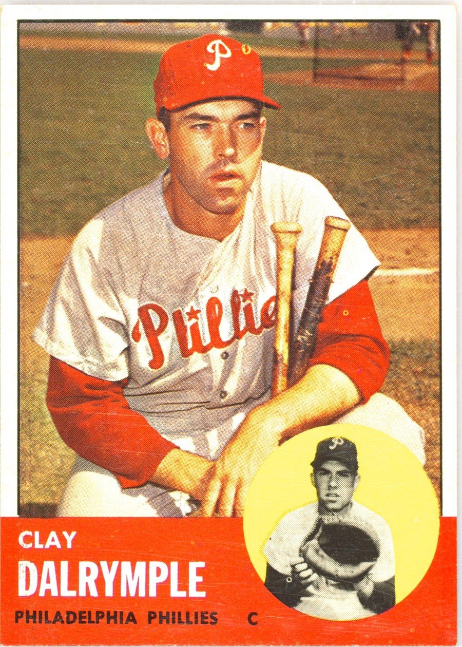 1963 Topps #192 Clay Dalrymple, Philadelphia Phillies
